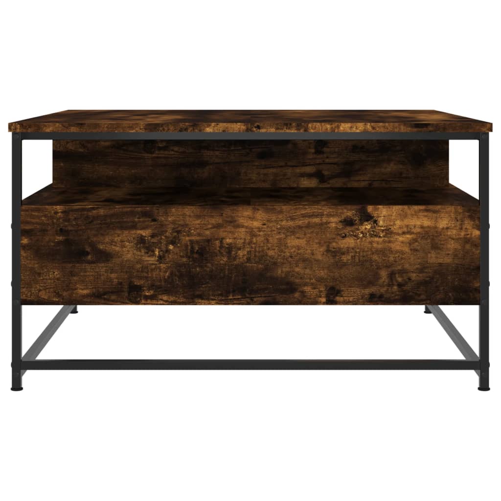 Stolić za kavu boja hrasta 80 x 80 x 45 cm konstruirano drvo