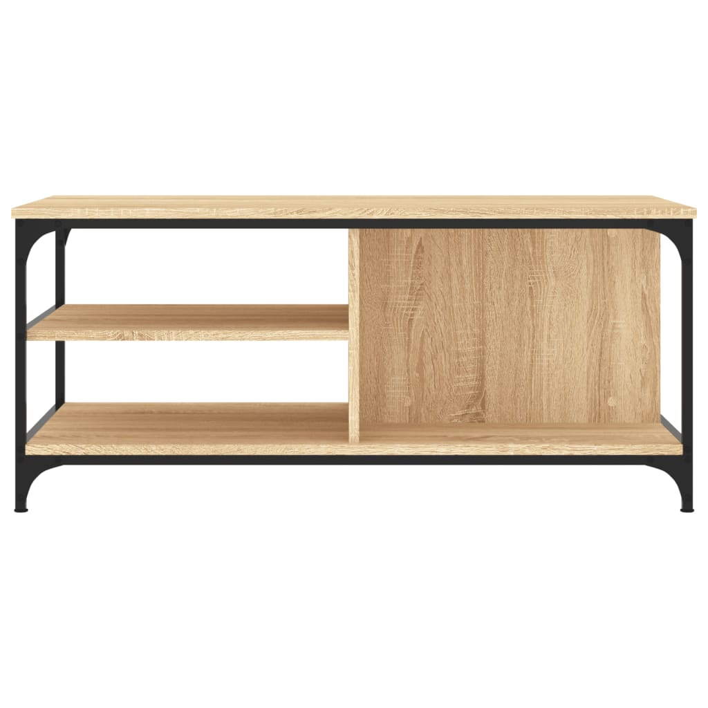 Stolić za kavu boja hrasta 100 x 50 x 45 cm konstruirano drvo