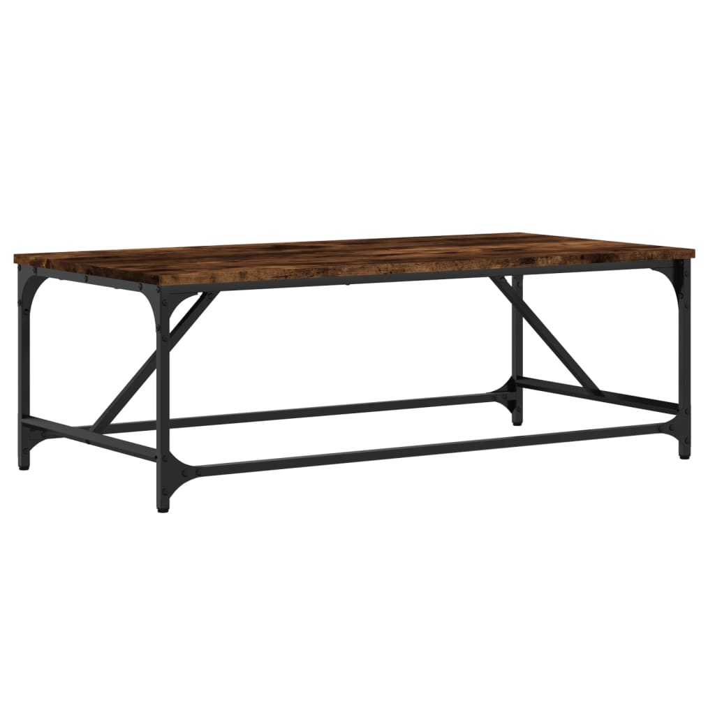Stolić za kavu boja hrasta 100 x 50 x 35 cm konstruirano drvo