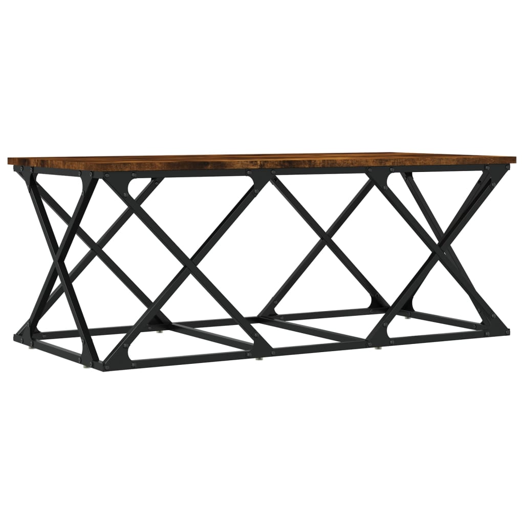 Stolić za kavu boja hrasta 100 x 49 x 40 cm konstruirano drvo