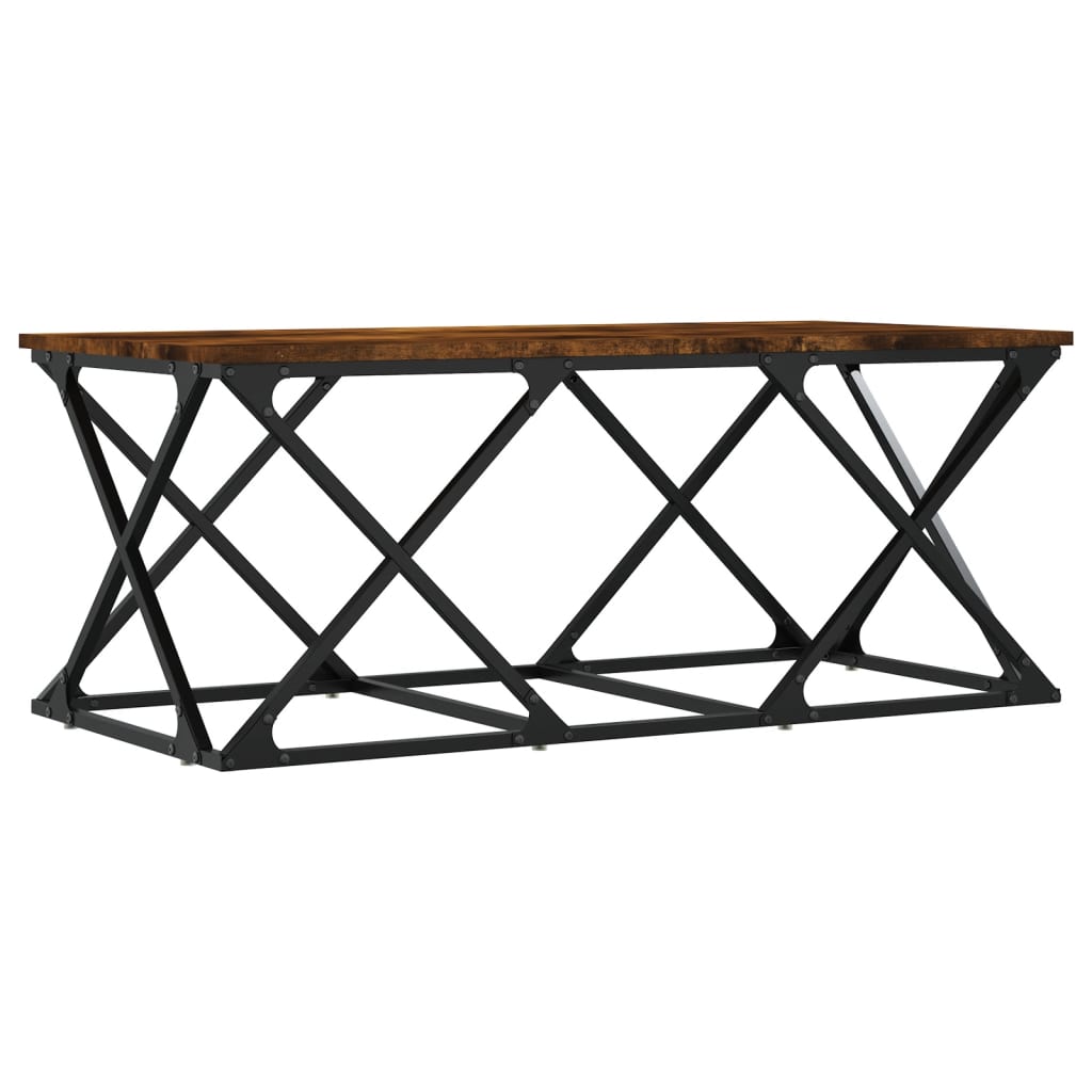 Stolić za kavu boja hrasta 100 x 49 x 40 cm konstruirano drvo