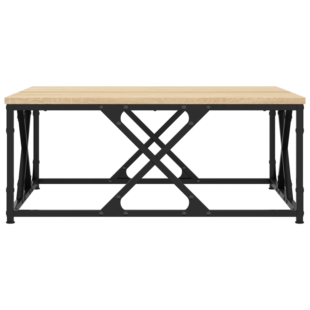 Stolić za kavu boja hrasta 70x70x30 cm konstruirano drvo