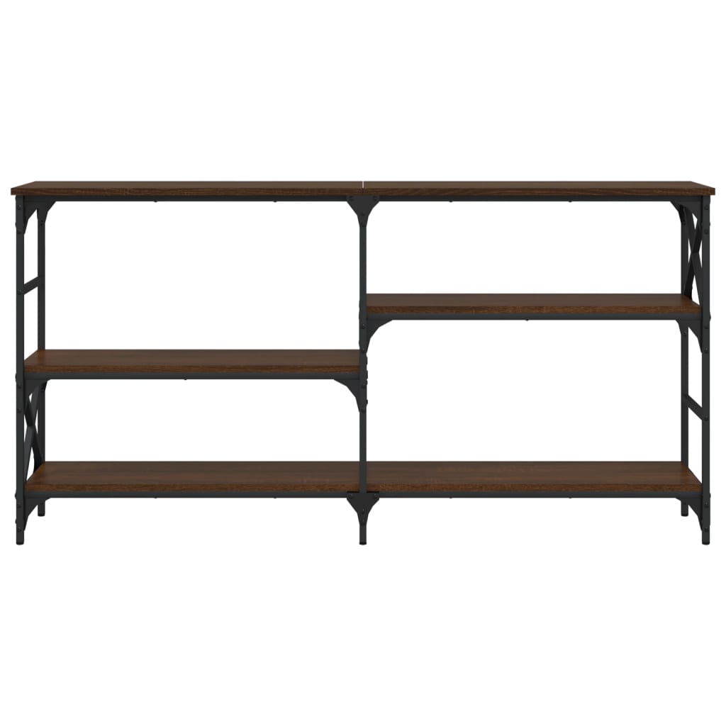 Konzolni stol smeđa boja hrasta 150x29x76,5cm konstruirano drvo