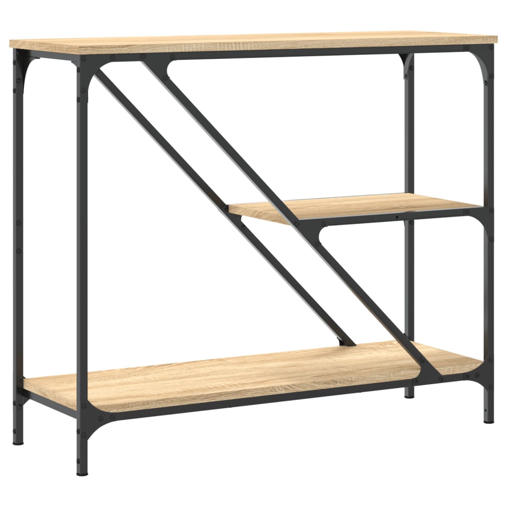 Konzolni stol boja hrasta sonome 88,5x30x75cm konstruirano drvo