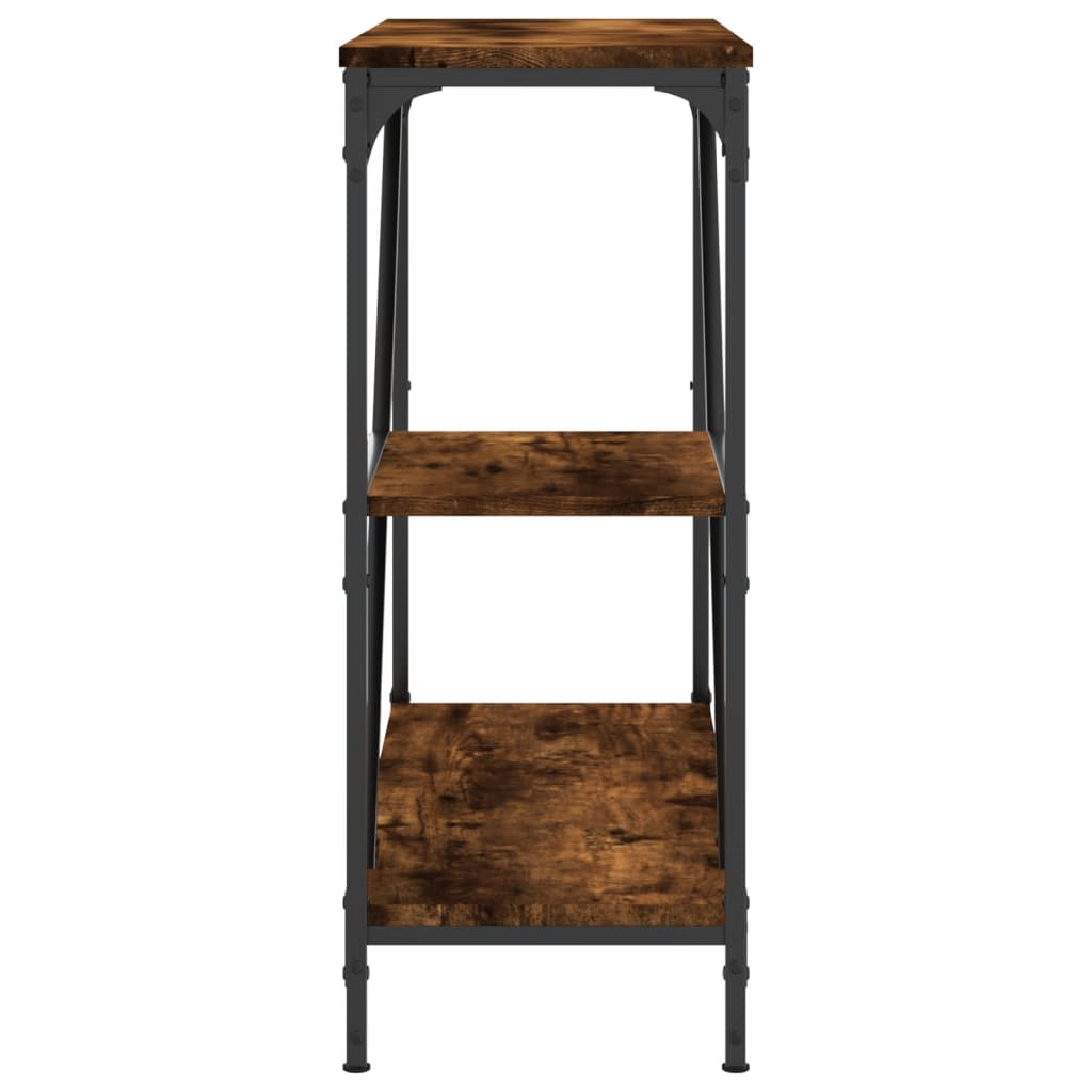 Konzolni stol boja hrasta 88,5x30x75 cm konstruirano drvo