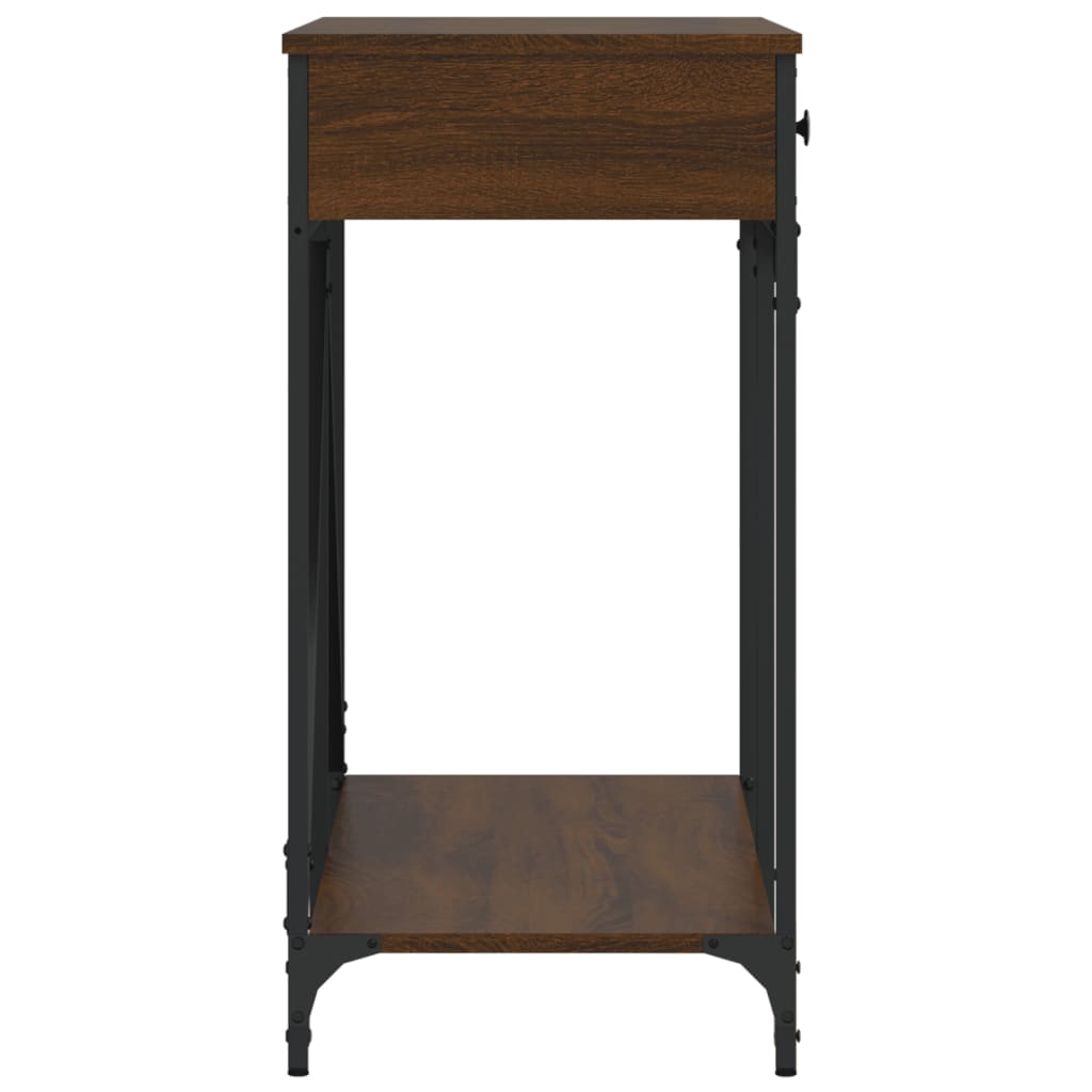 Konzolni stol boja smeđeg hrasta 100x39x78,5 cm
