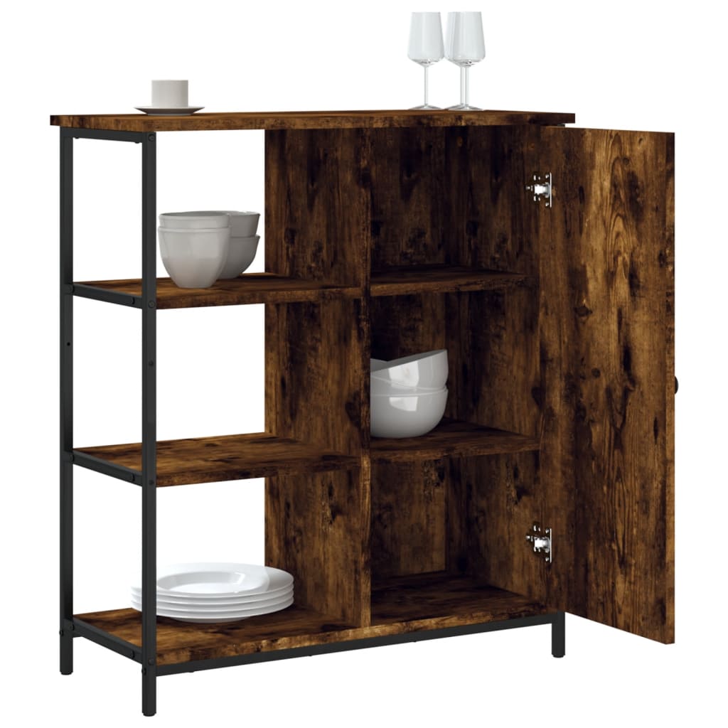 Komoda boja dimljenog hrasta 70 x 30 x 80 cm konstruirano drvo