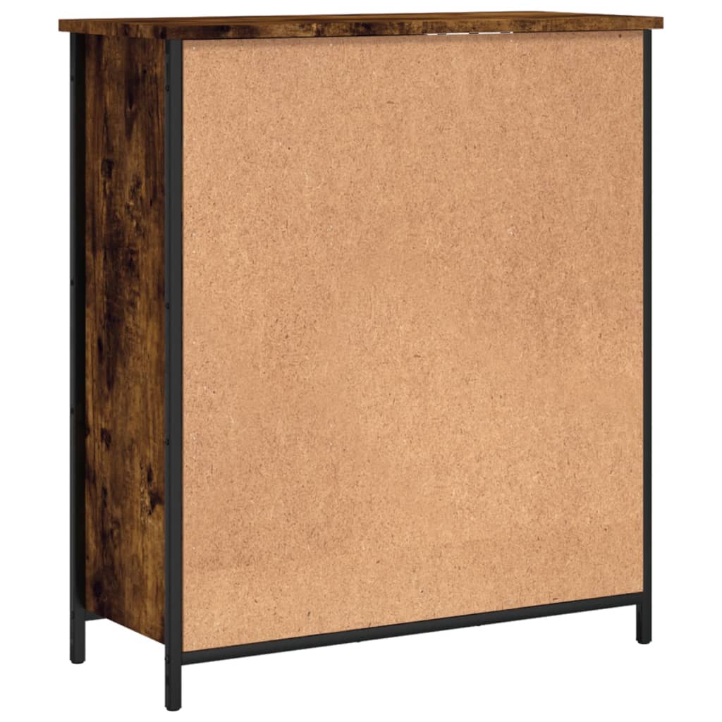 Komoda boja dimljenog hrasta 70 x 30 x 80 cm konstruirano drvo
