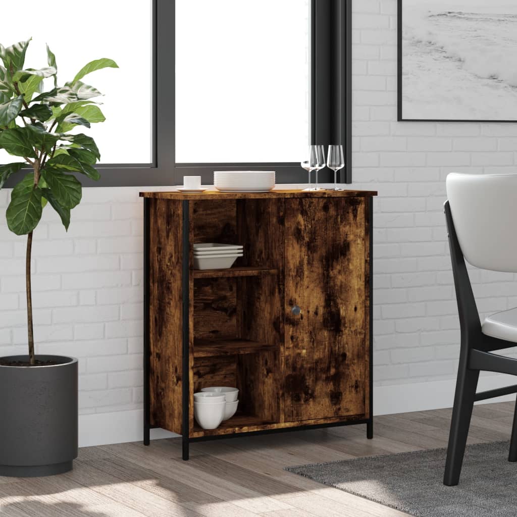 Komoda boja dimljenog hrasta 70 x 30 x 80 cm konstruirano drvo