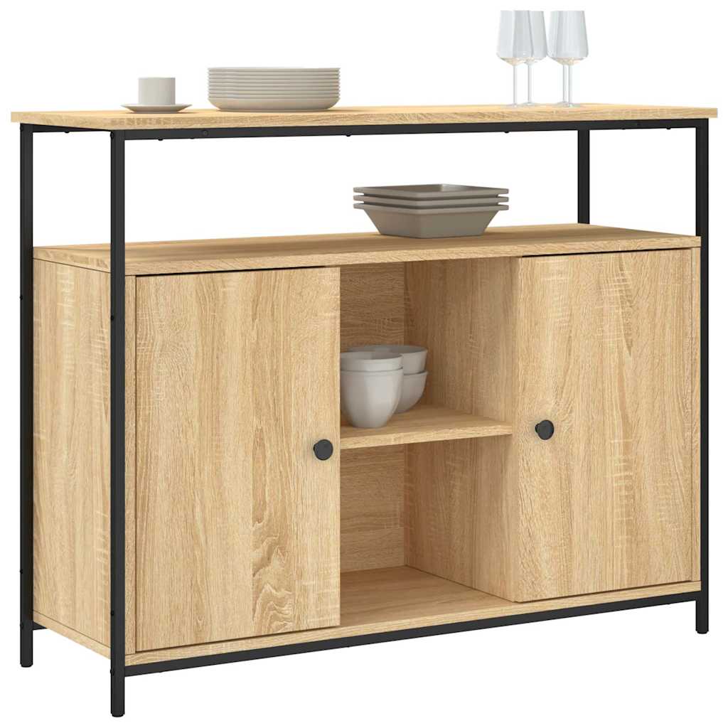 Komoda Sonoma hrast 100x35x80 cm Konstruirano drvo