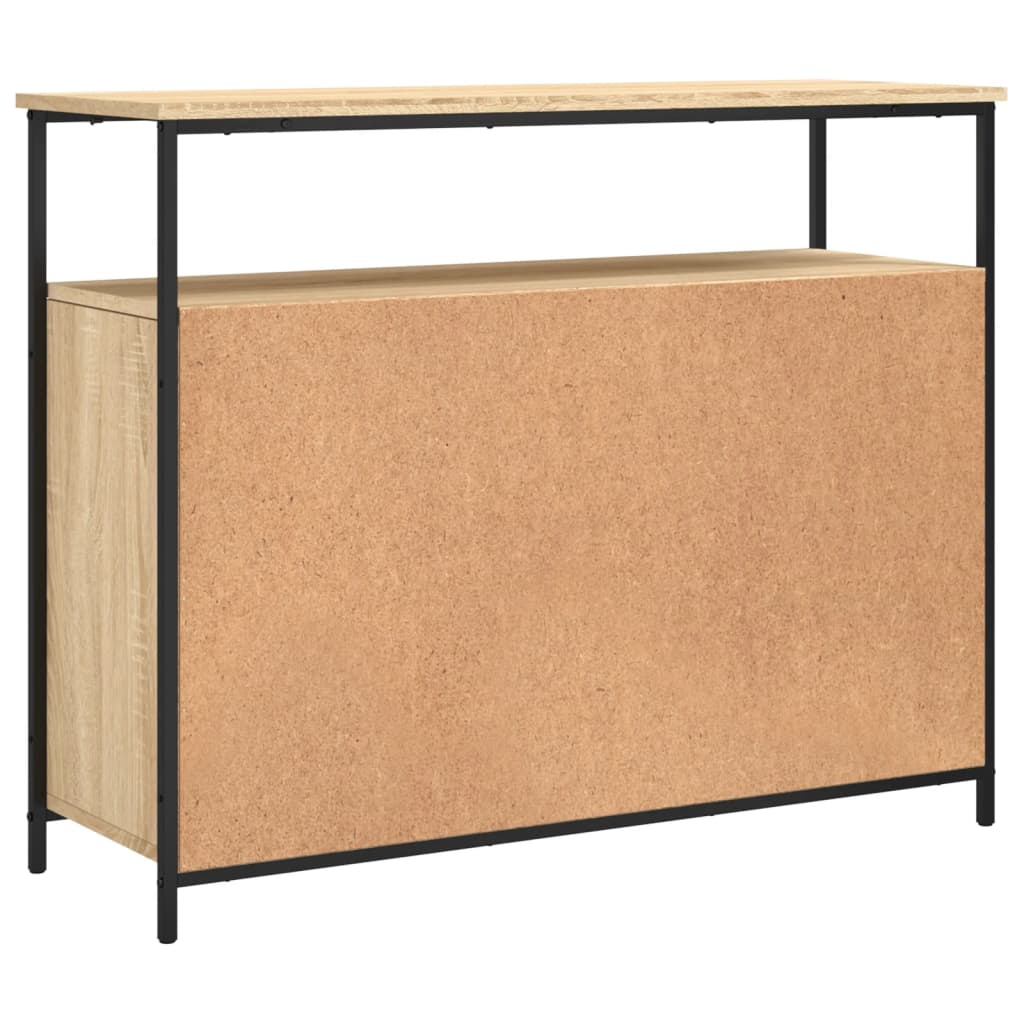 Komoda boja hrasta sonome 100 x 35 x 80 cm konstruirano drvo