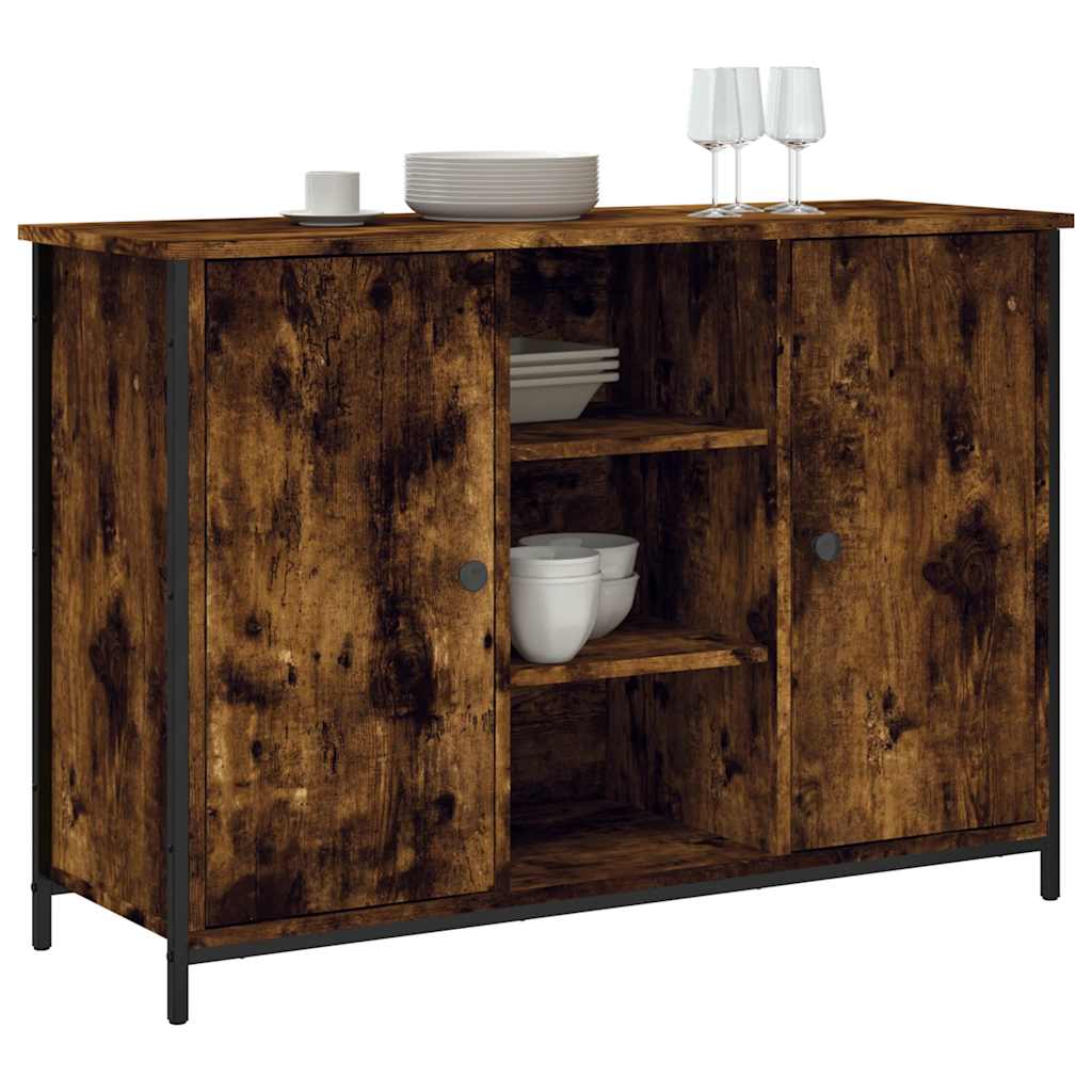 Komoda boja dimljenog hrasta 100 x 35 x 70 cm konstruirano drvo