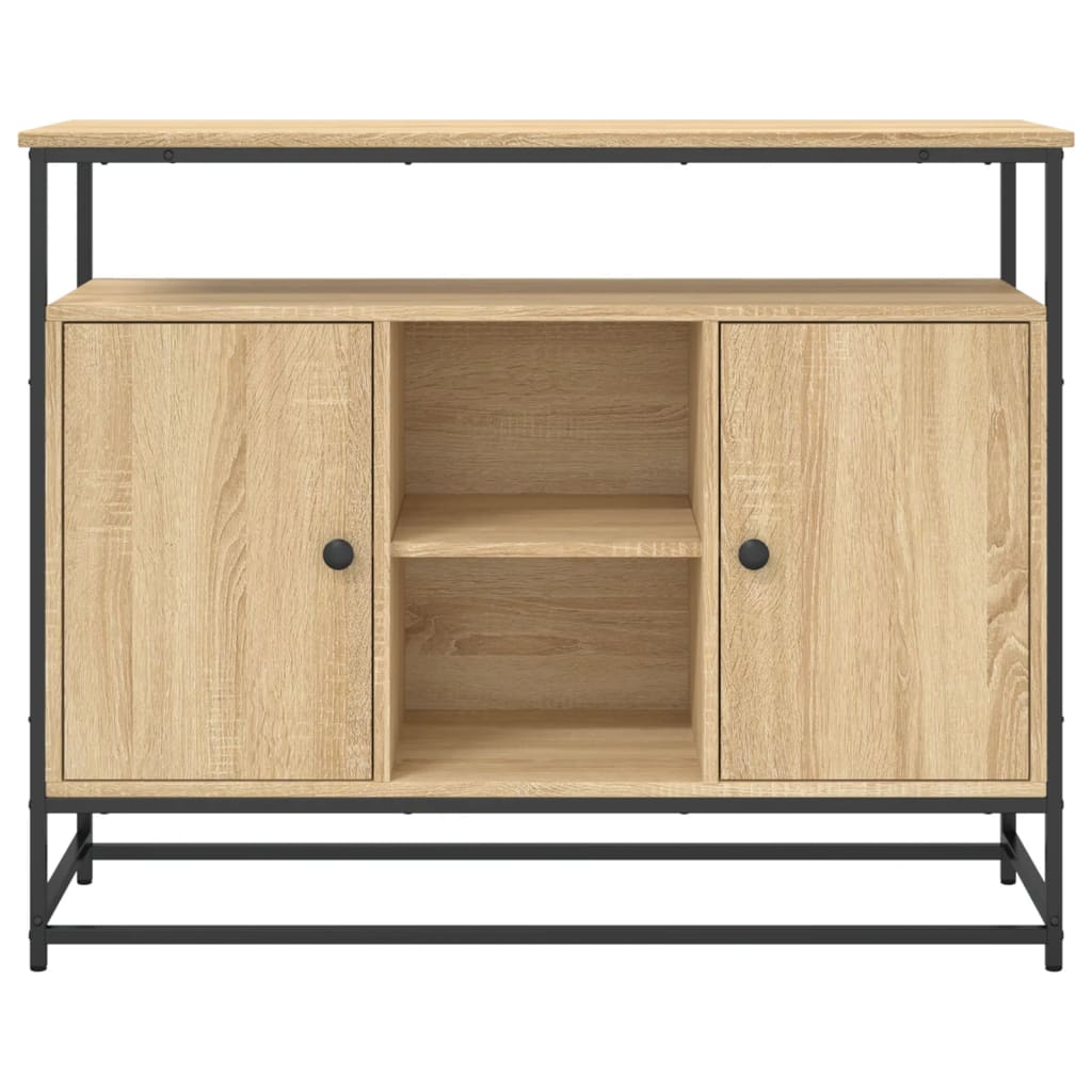 Komoda boja hrasta sonome 100 x 35 x 80 cm konstruirano drvo