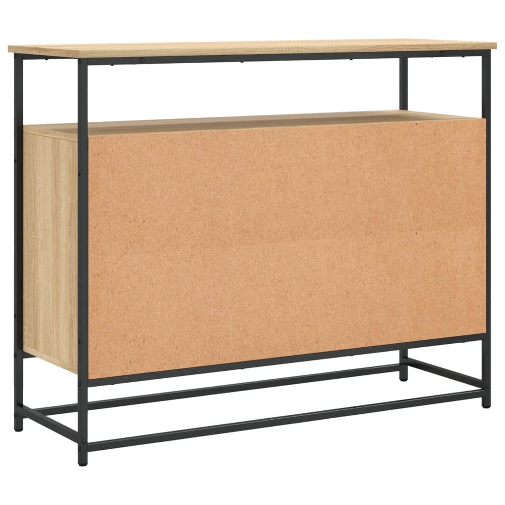 Komoda boja hrasta sonome 100 x 35 x 80 cm konstruirano drvo