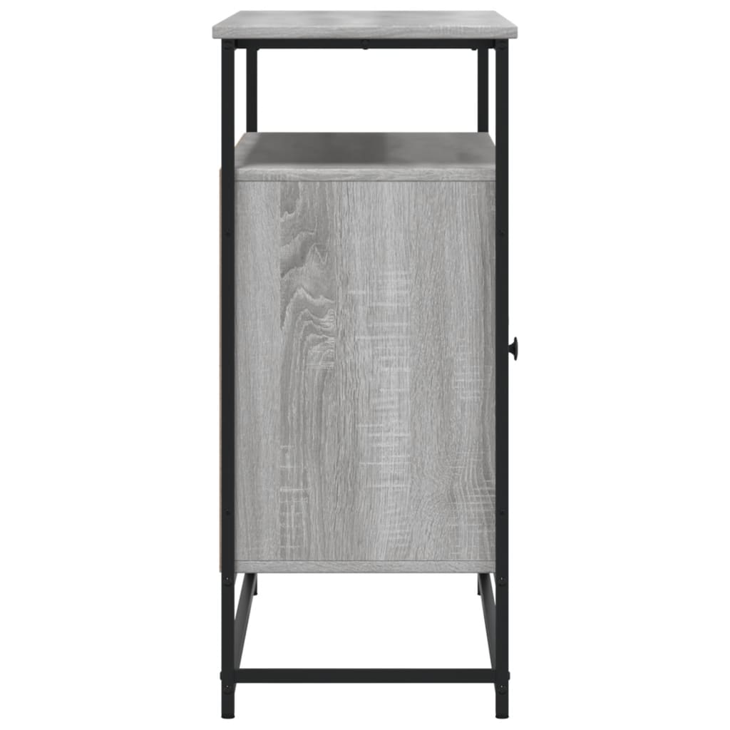 Komoda siva boja hrasta 100x35x80 cm od konstruiranog drva