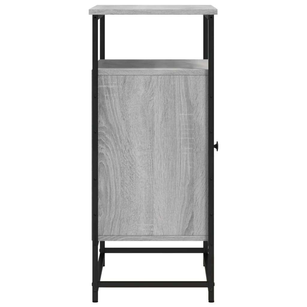 Komoda siva boja hrasta 69 x 35 x 80 cm od konstruiranog drva