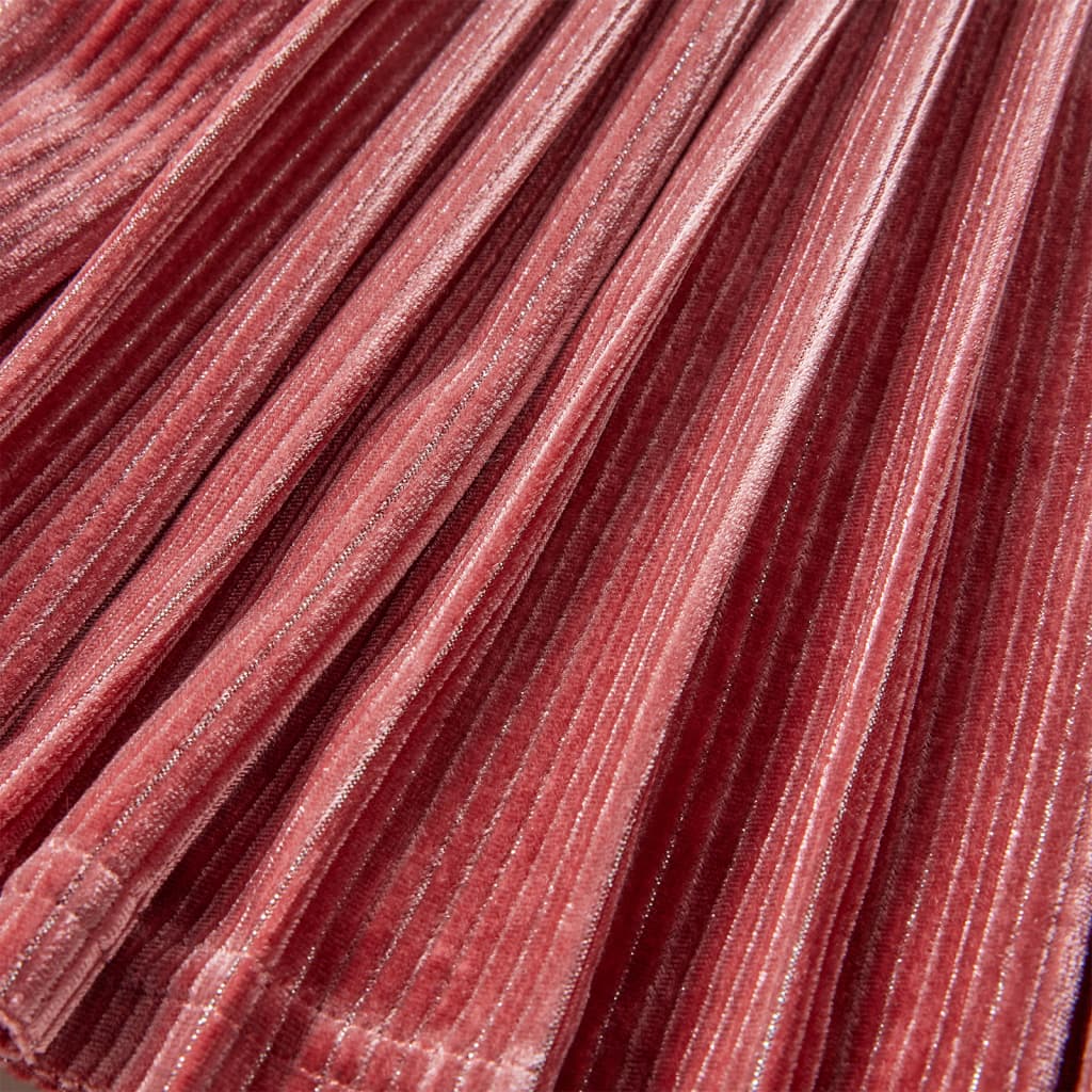 Dječja plisirana suknja srednje ružičasta 104