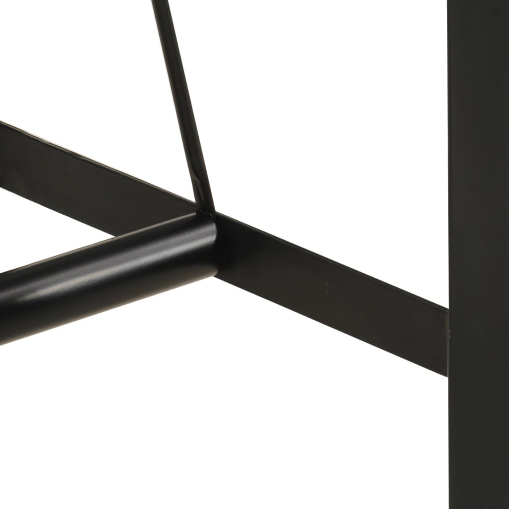 Barski stol 55 x 55 x 107 cm od masivnog drva bagrema i željeza