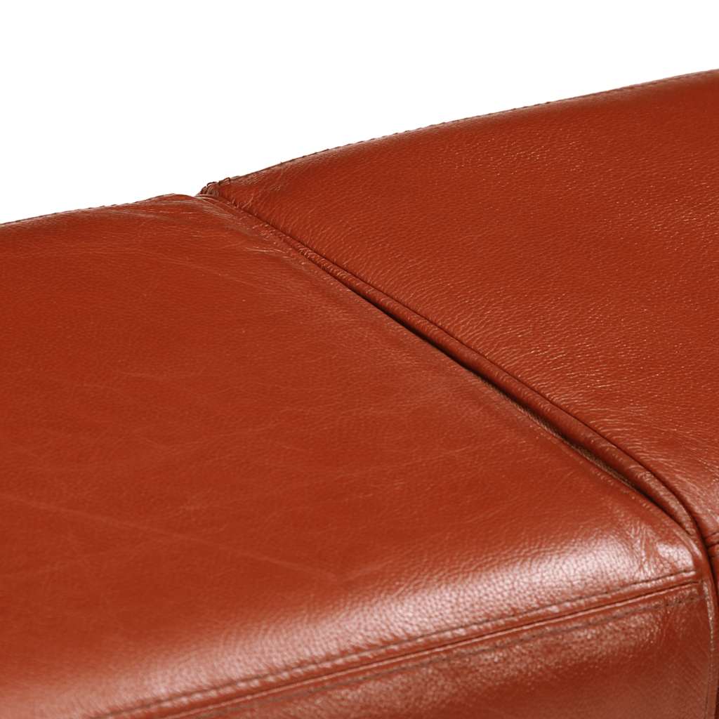 Gimnastička klupa smeđa 160 cm od prave kože