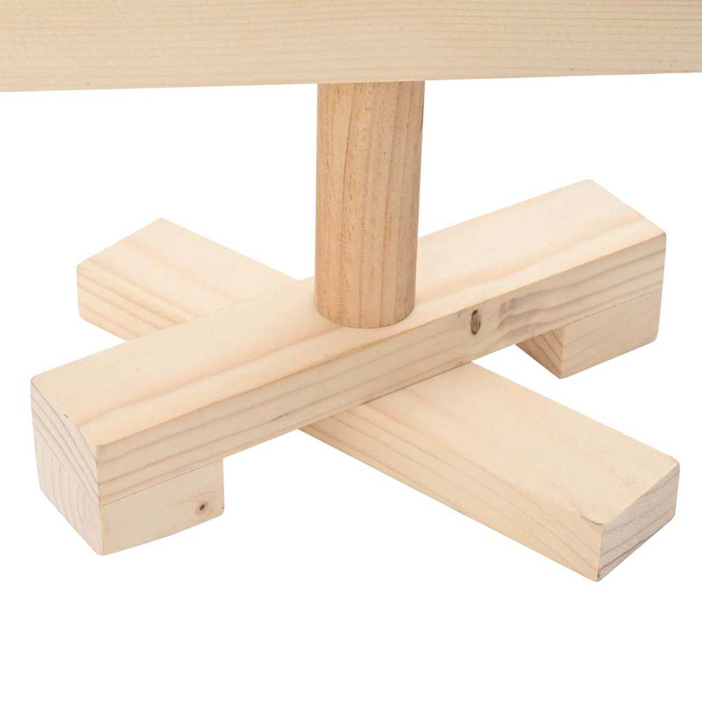 | Drveno božićno drvce | s stalakom prirodna 60 cm Masivna borovina