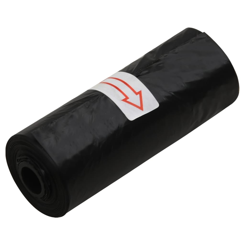 Vrećice za pseći izmet 750 kom crne 30 x 20 cm PE