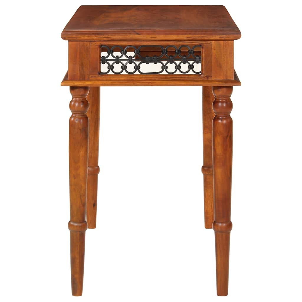 Radni stol s ladicom 110 x 50 x 76 cm masivno bagremovo drvo