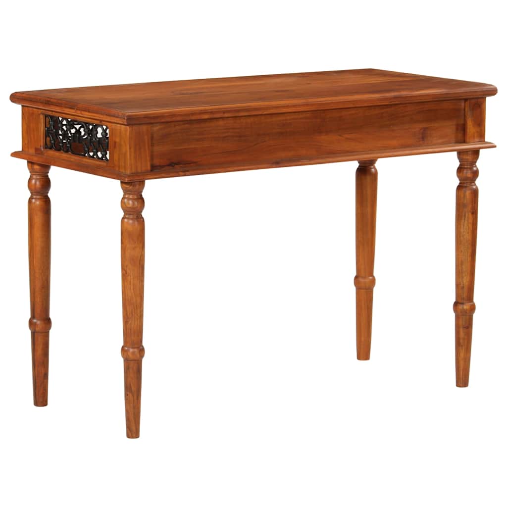 Radni stol s ladicom 110 x 50 x 76 cm masivno bagremovo drvo