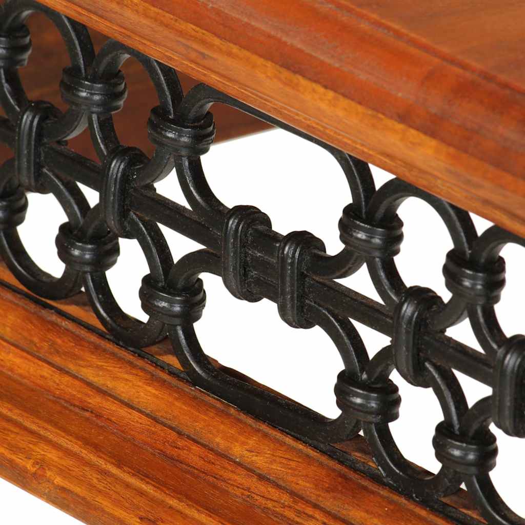 Radni stol s ladicom 110 x 50 x 76 cm masivno bagremovo drvo