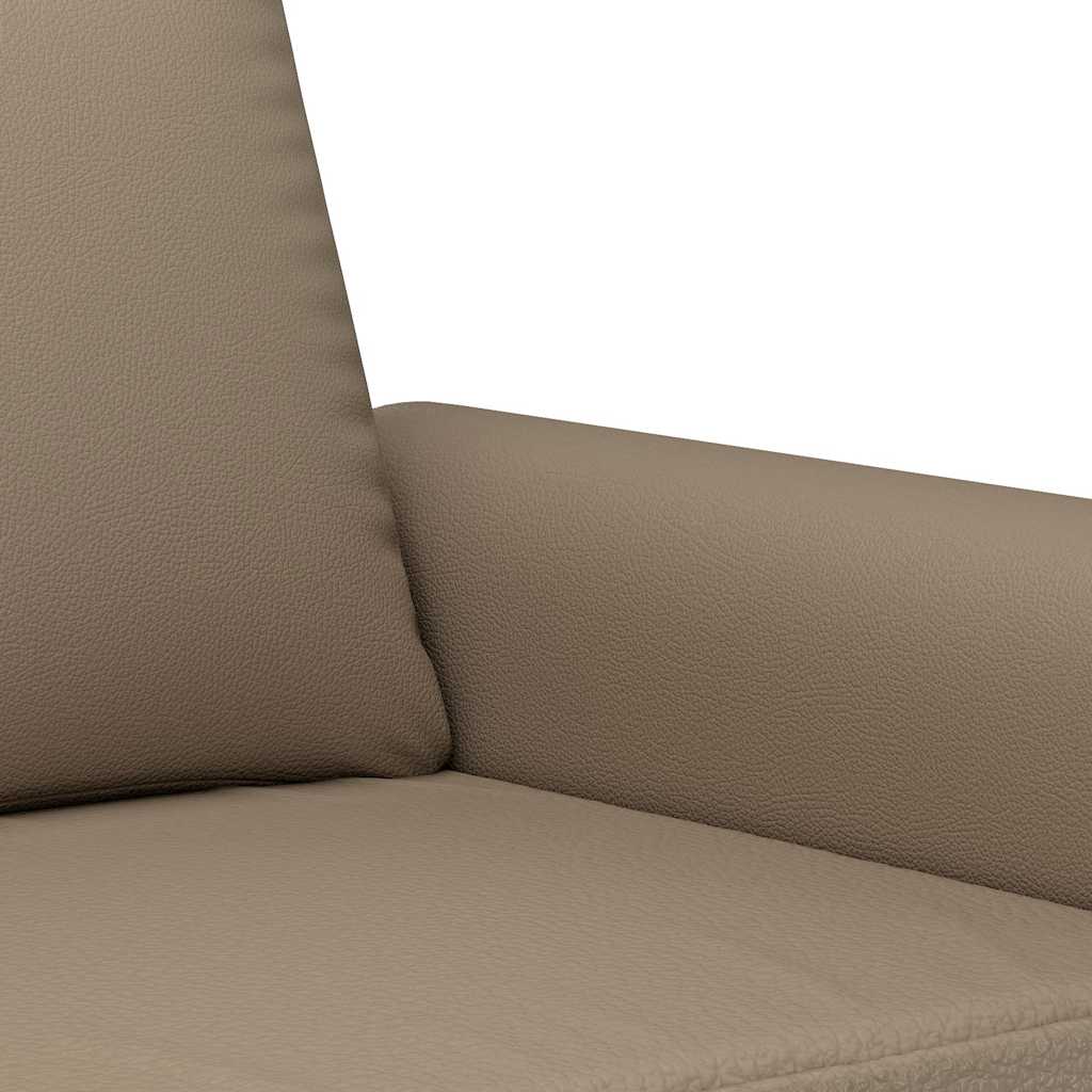 Fotelja boja cappuccina 60 cm od umjetne kože