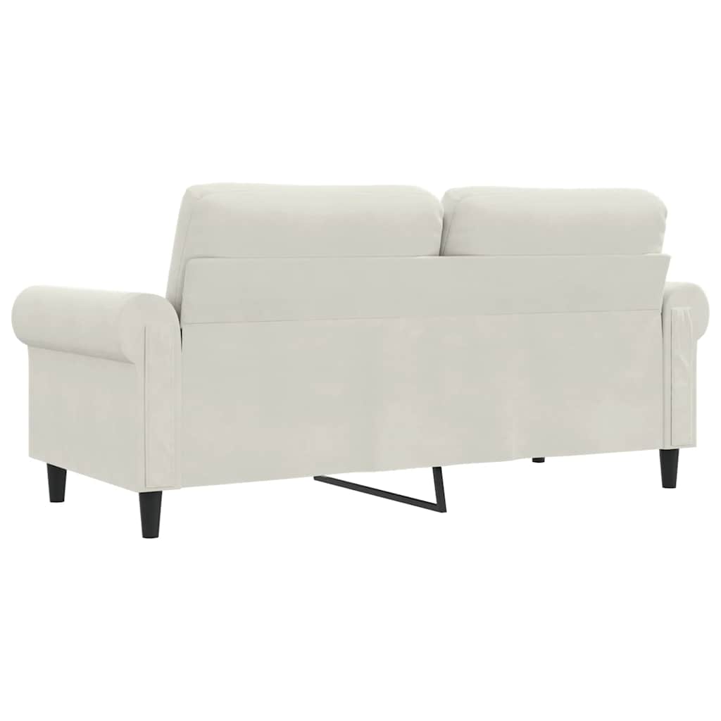 Dvosjed krem 140 cm baršunasti