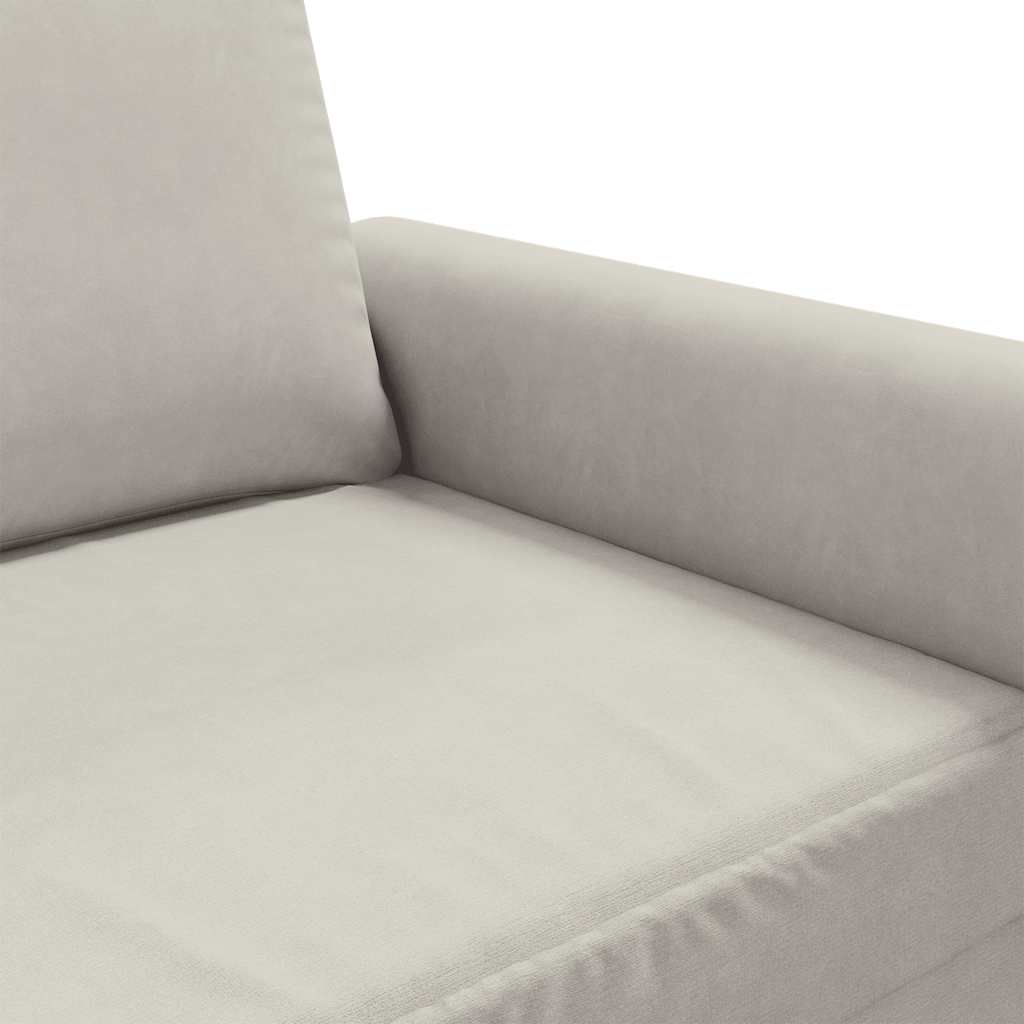 Dvosjed krem 140 cm baršunasti