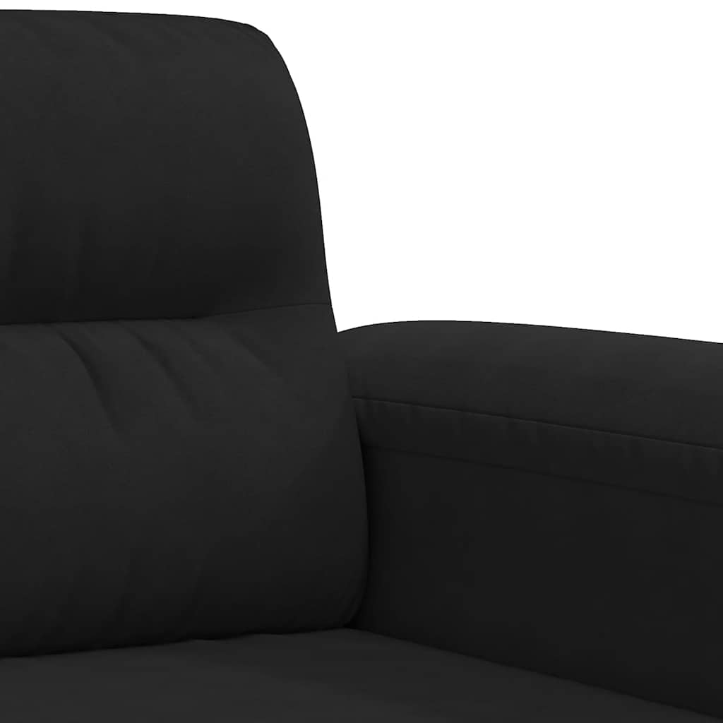 Dvosjed Crna 120 cm od mikrovlakana