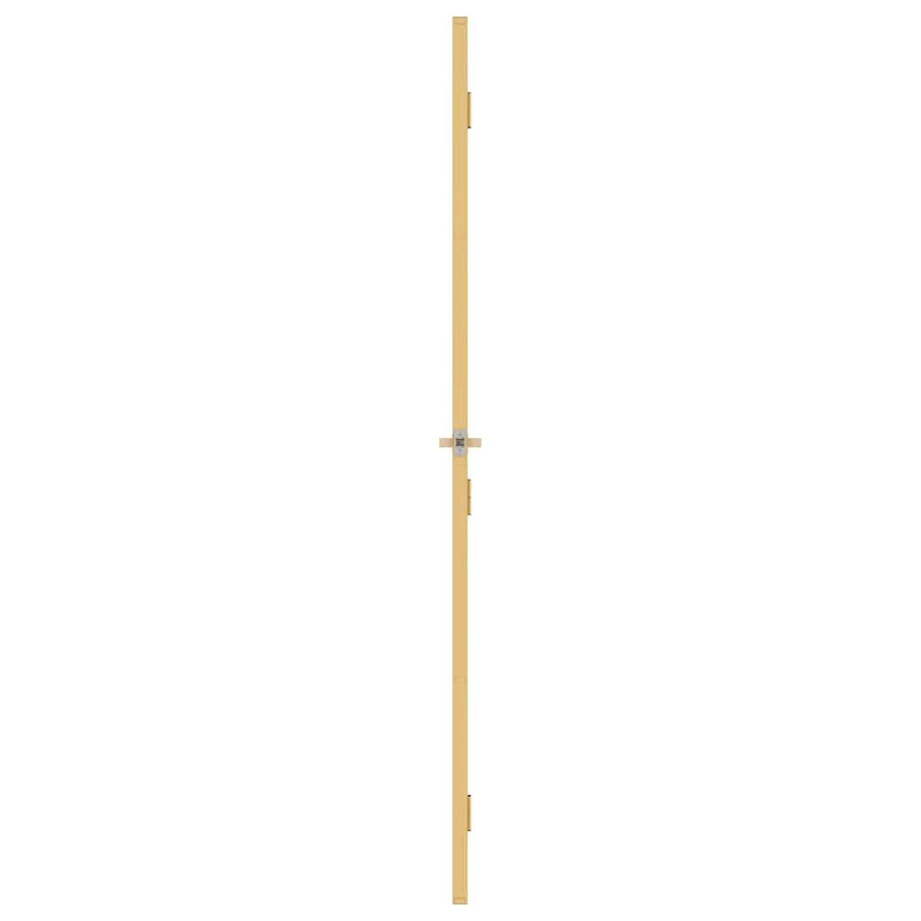 Sobna vrata tanka zlatna 83x201,5 cm kaljeno staklo i aluminij