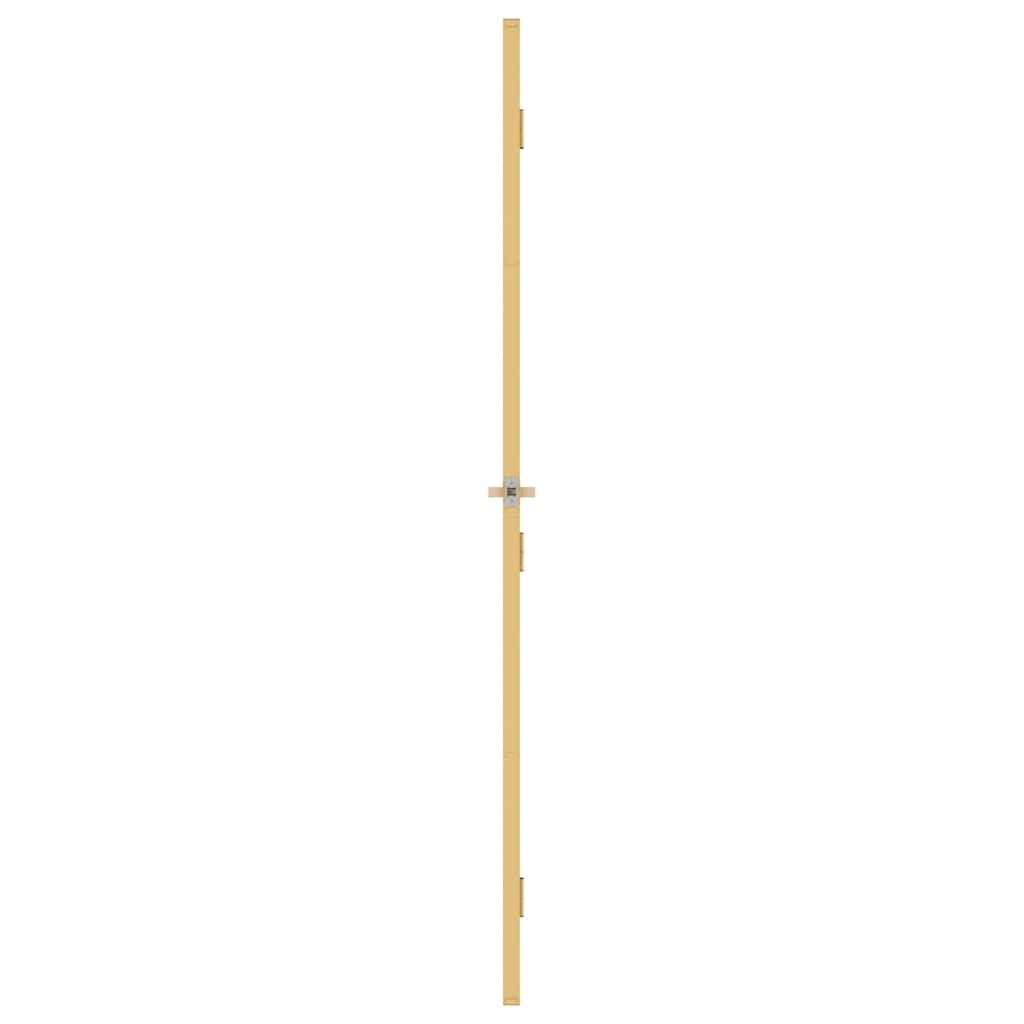Sobna vrata tanka zlatna 93x201,5 cm kaljeno staklo i aluminij