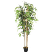 Umjetno stablo bambusa 1605 listova 180 cm zeleno