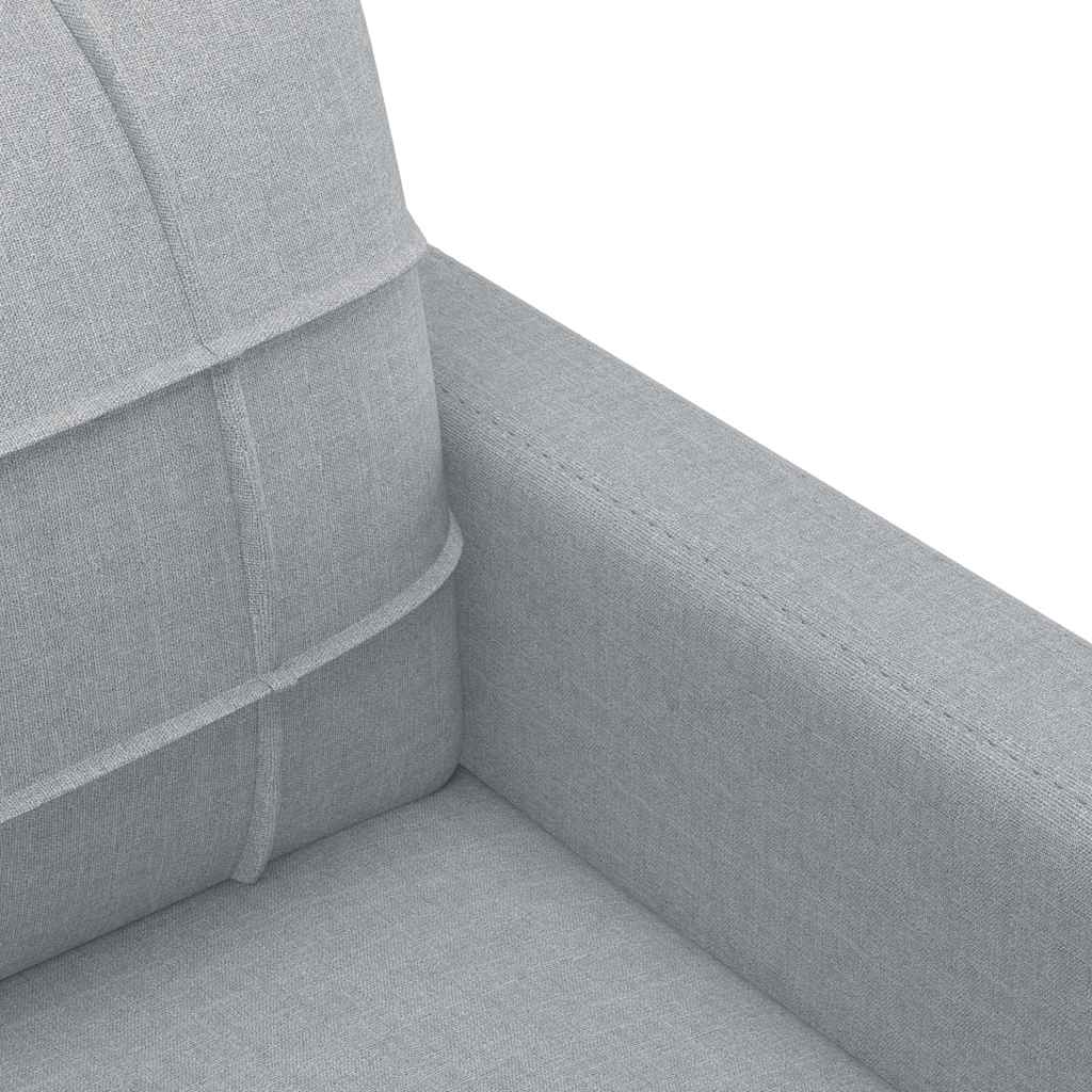 Fotelja svjetlosiva 60 cm od tkanine