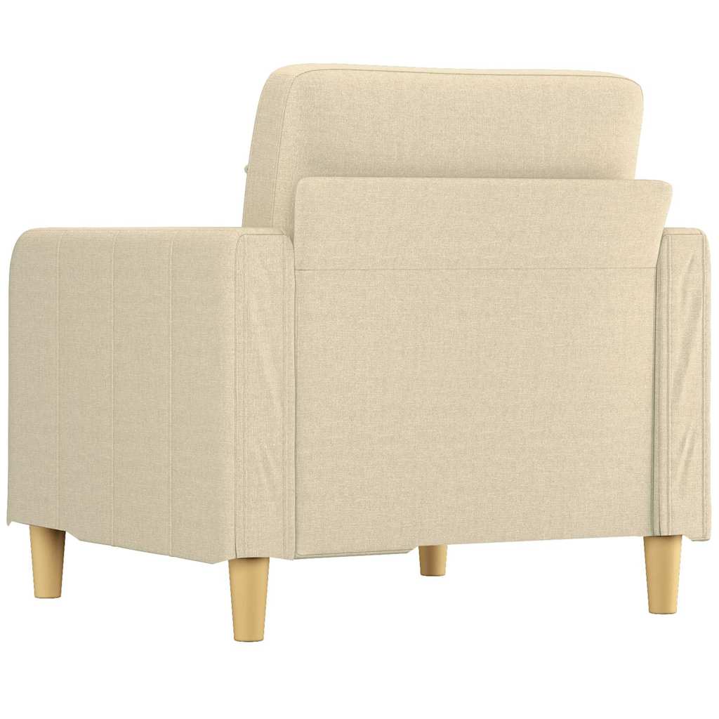 Fotelja krem 60 cm Tkanina