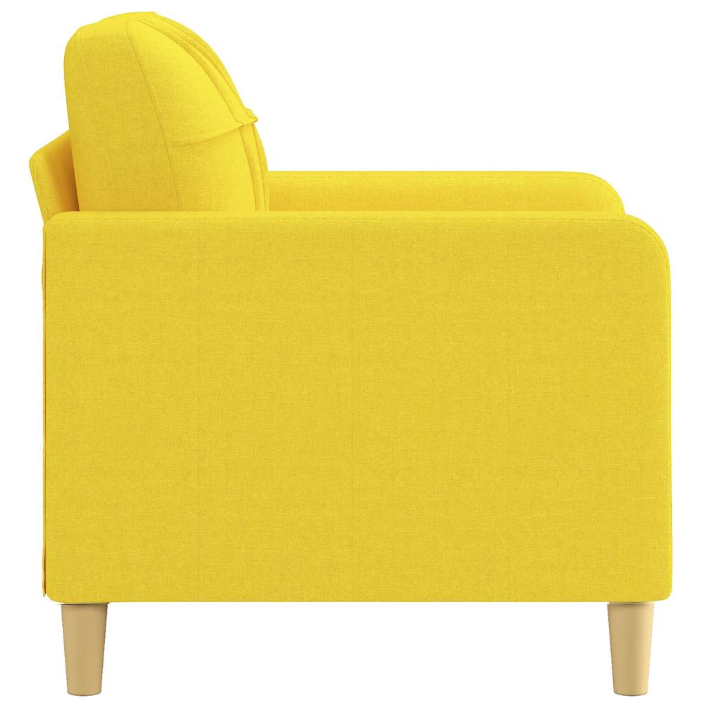 Fotelja Svjetložuta 60 cm od tkanine