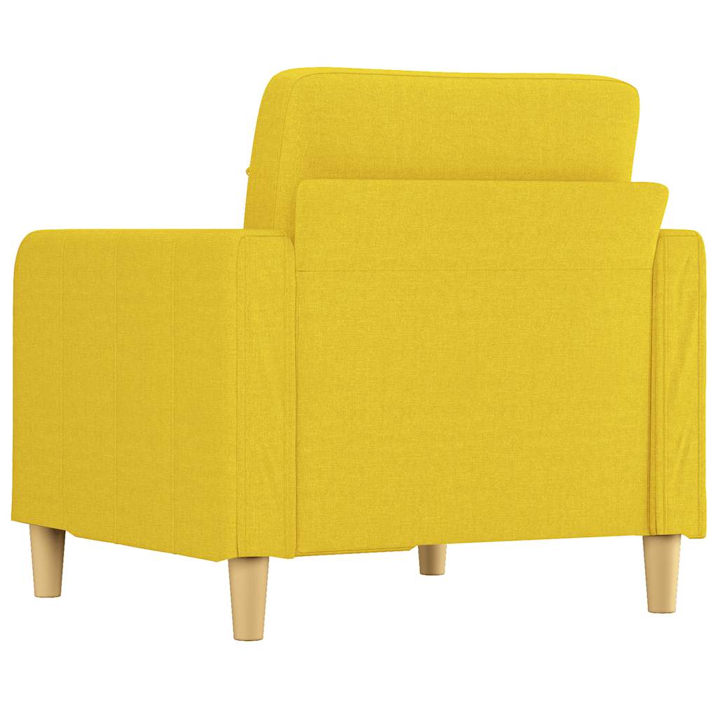 Fotelja Svjetložuta 60 cm od tkanine