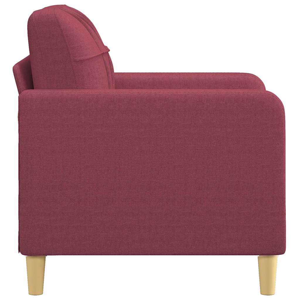 Fotelja crvena boja vina 60 cm od tkanine