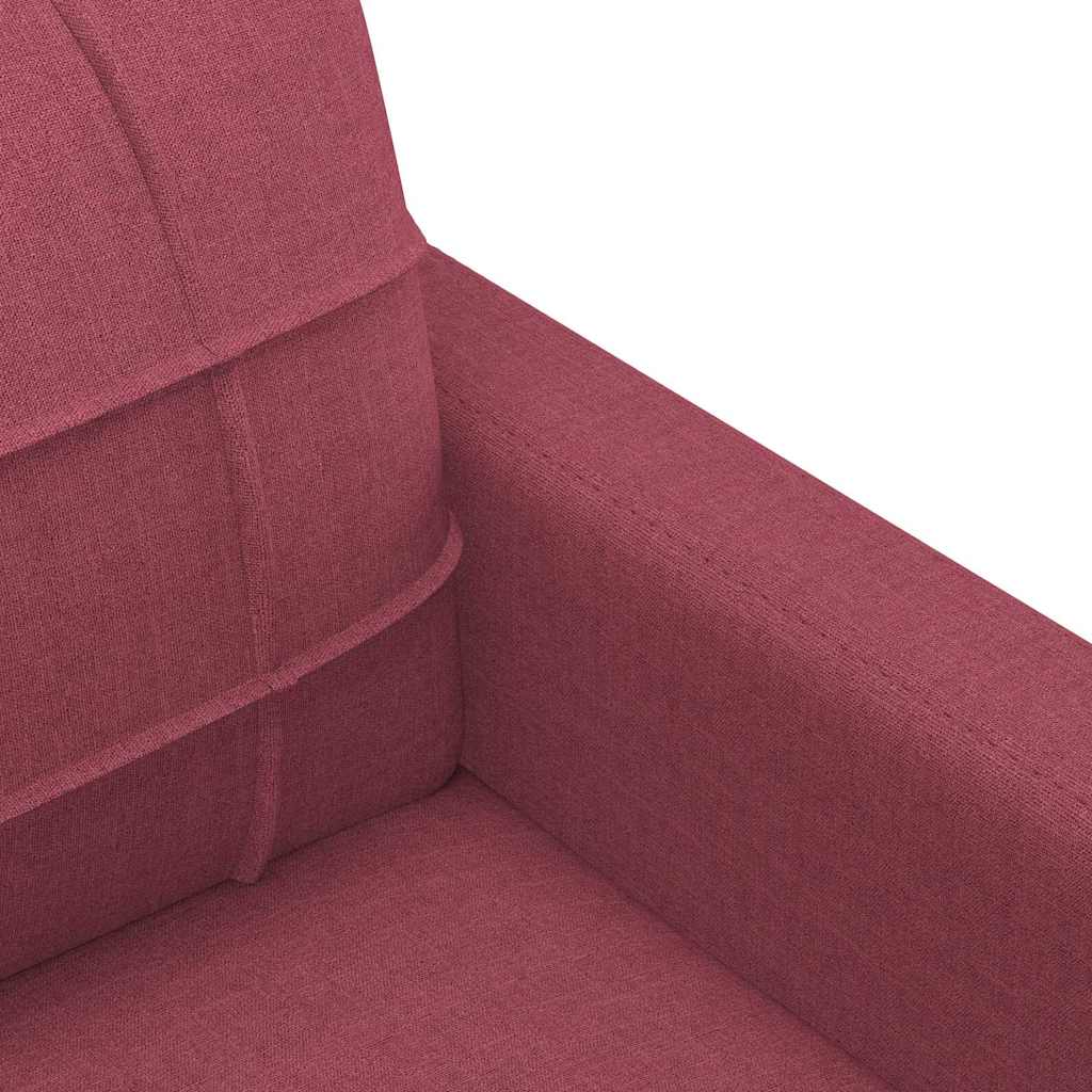 Fotelja crvena boja vina 60 cm od tkanine