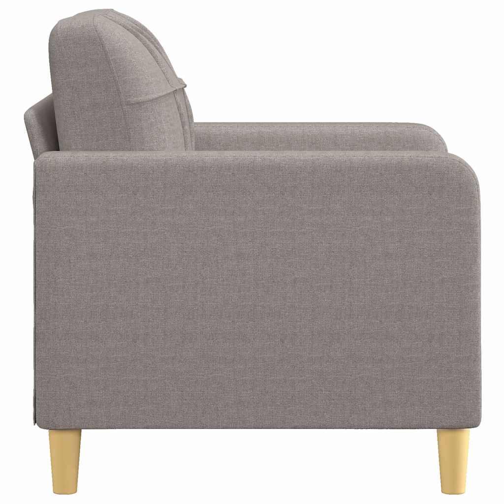 Fotelja smeđesiva 60 cm od tkanine
