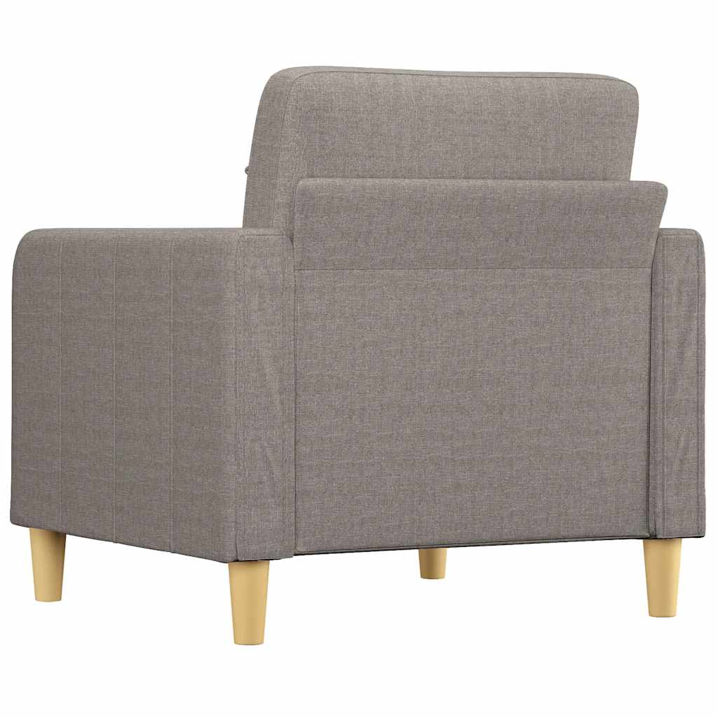 Fotelja smeđesiva 60 cm od tkanine