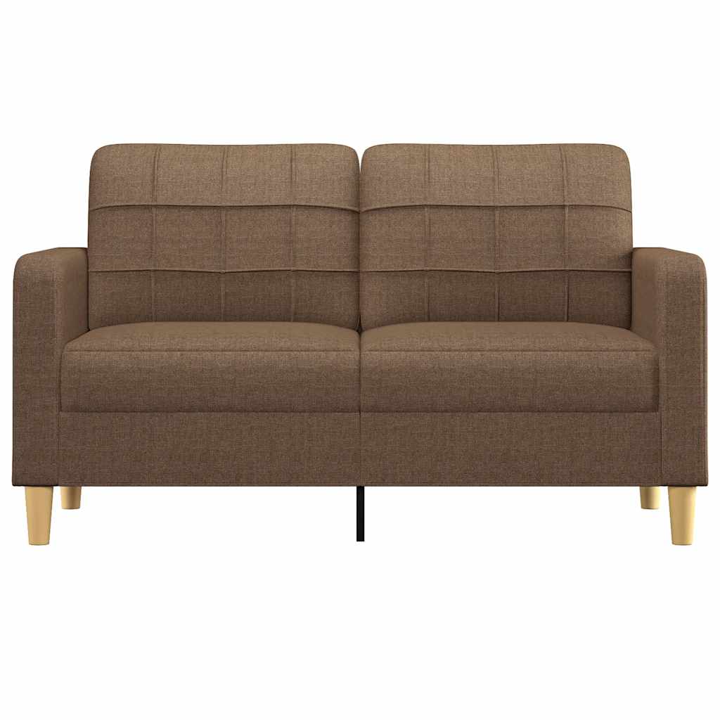 Dvosjed od tkanine smeđi 140 cm