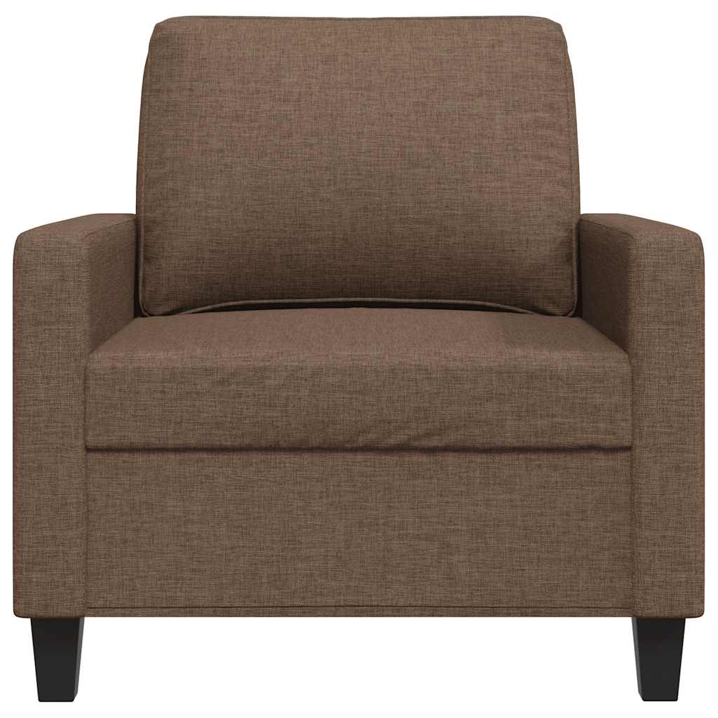 Fotelja smeđa 60 cm od tkanine