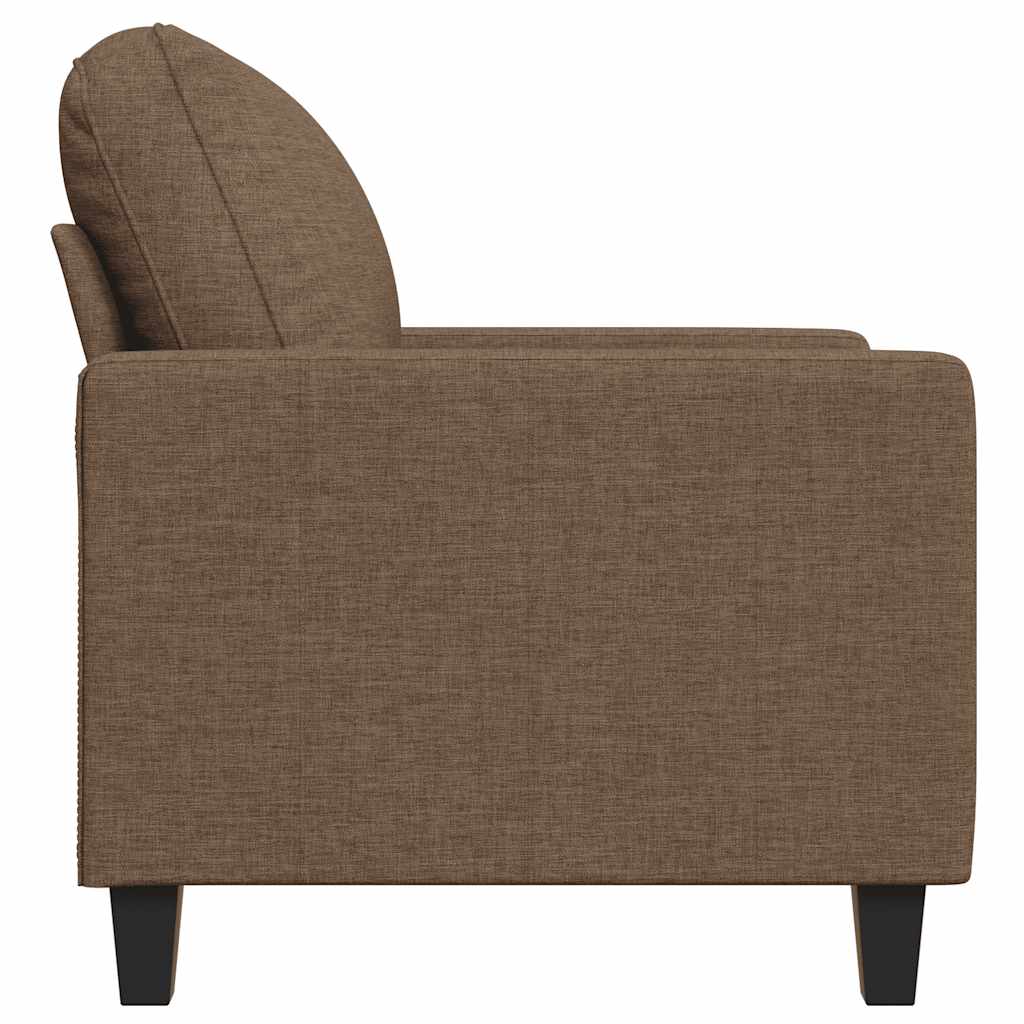 Fotelja smeđa 60 cm od tkanine
