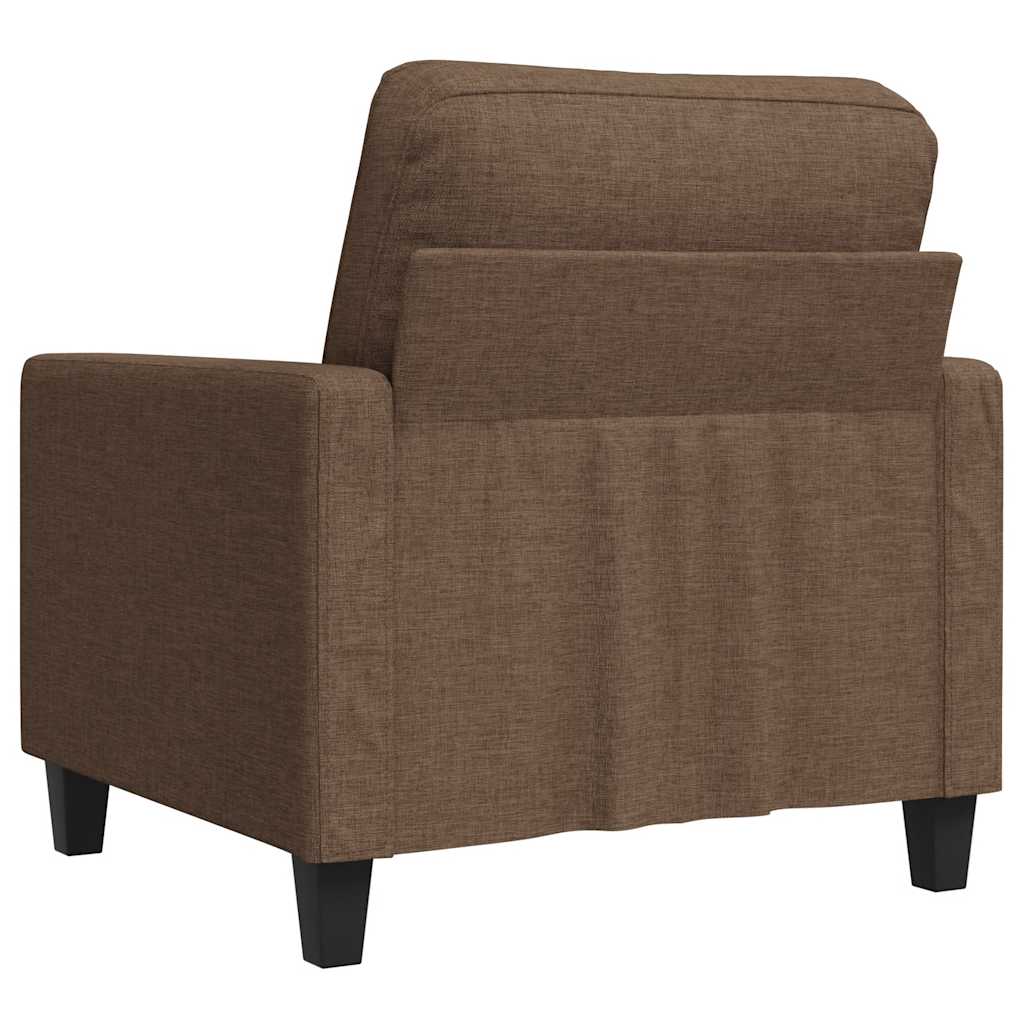 Fotelja smeđa 60 cm od tkanine