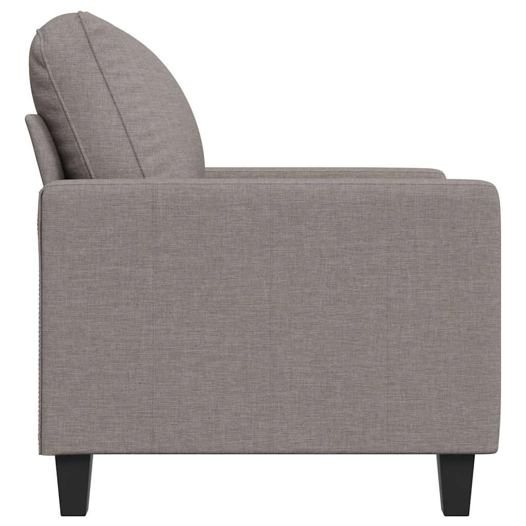 Fotelja smeđesiva 60 cm od tkanine