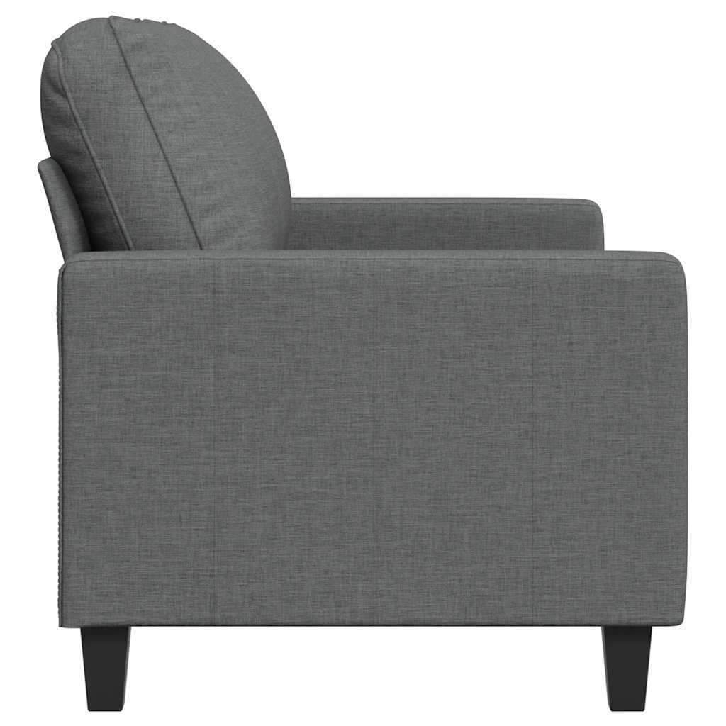 Dvosjed od tkanine tamnosivi 120 cm