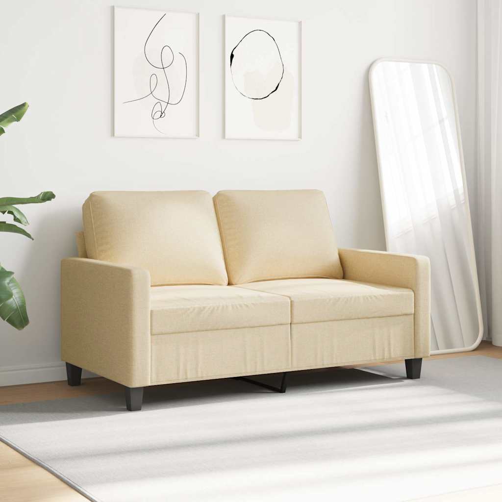 Dvosjed od tkanine krem 120 cm